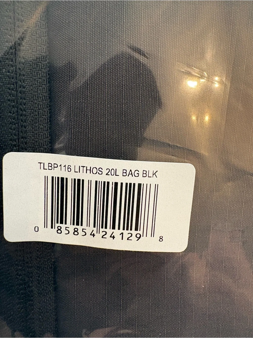 Thule Lithos Backpack 20L Black Compact Minimalist NWT